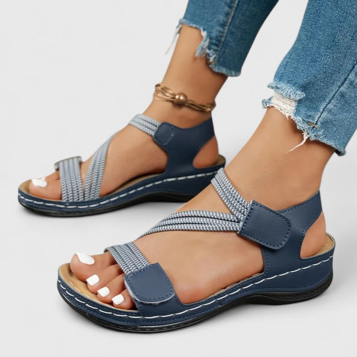 Rosalie | Sandales Orthopédiques Croisées