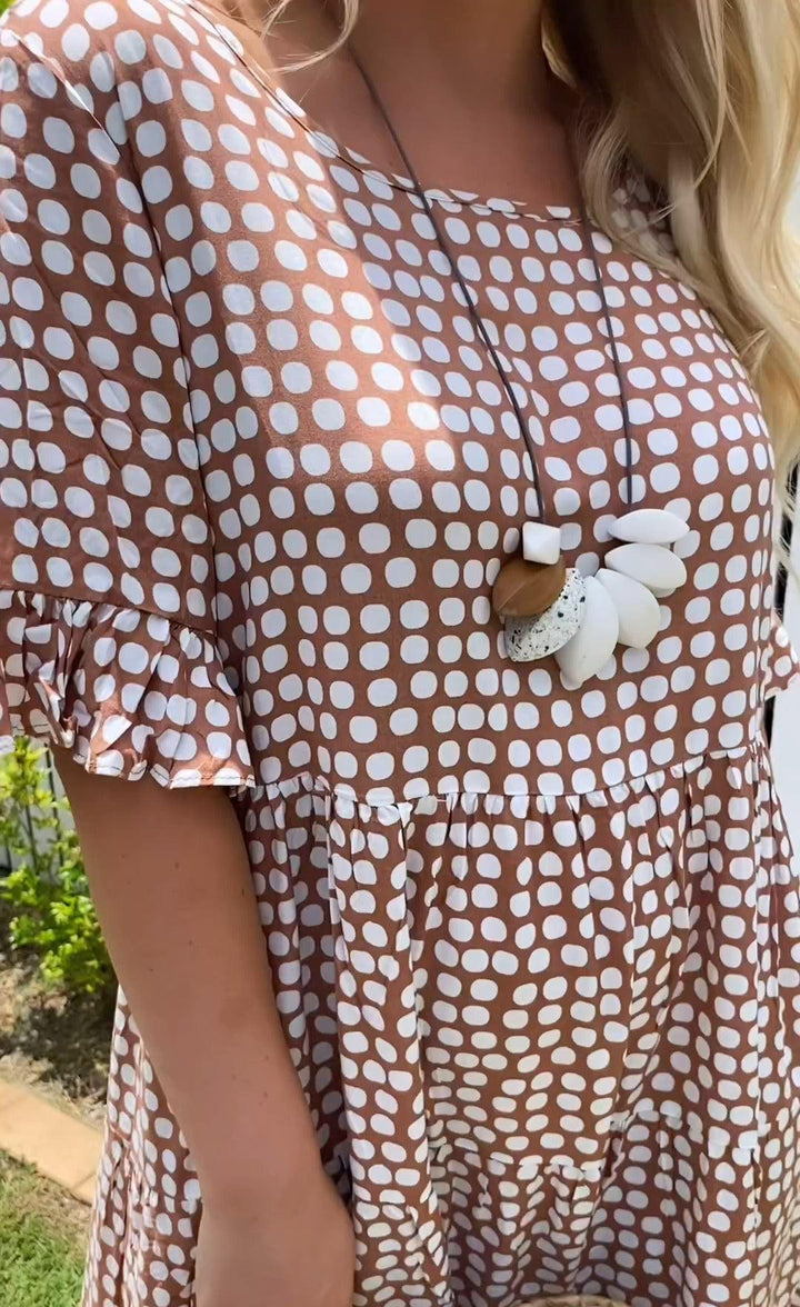 Brune | Robe Midi Bohème