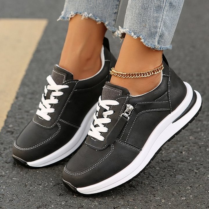 Nina | Baskets Zip Sport Chic