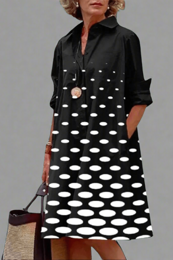Coralie | Robe Midi Graphique