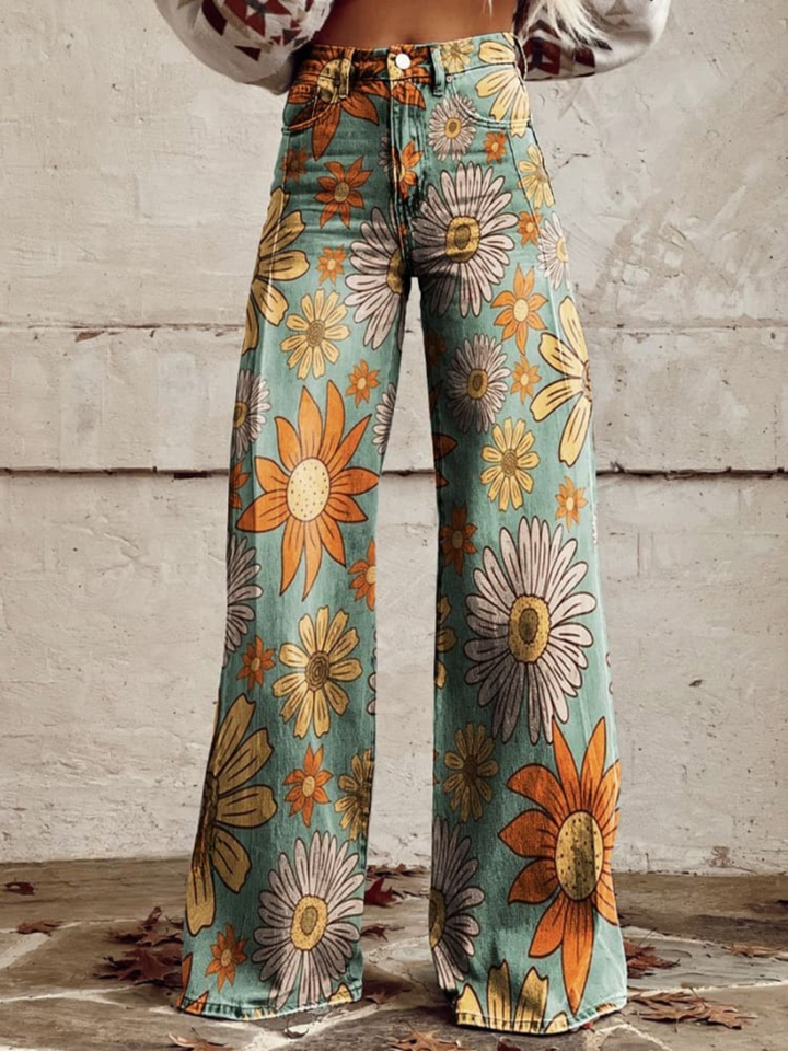 Clémence | Pantalon Fleuri
