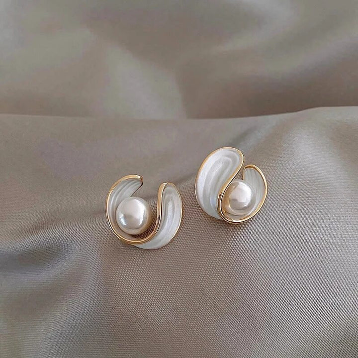 Capucine | Boucles d'Oreilles Perles Enlacées