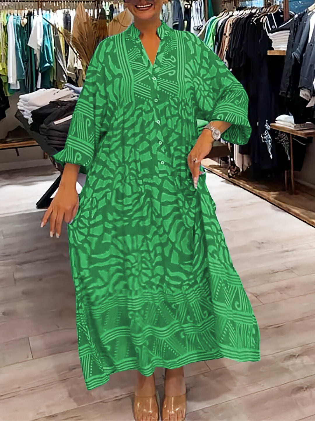 Solange | Robe Maxi Évasée