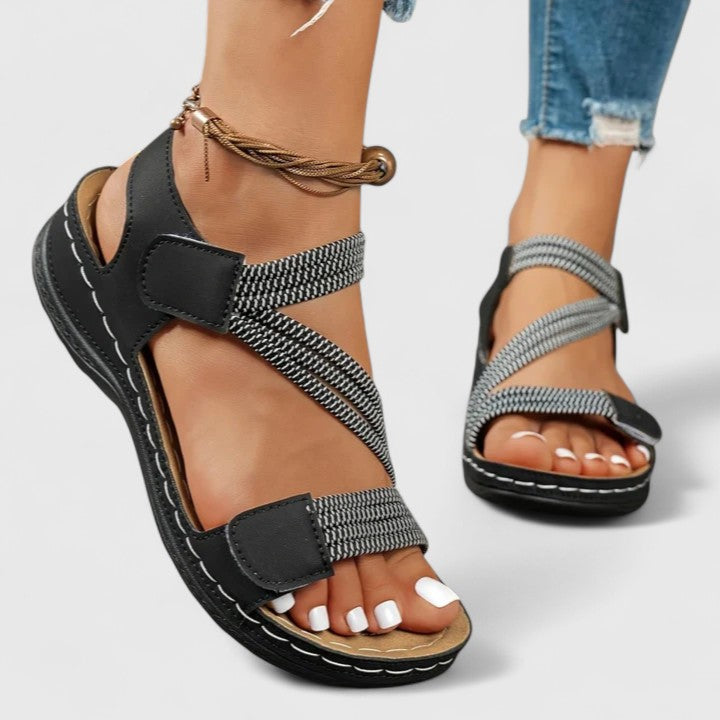 Rosalie | Sandales Orthopédiques Croisées
