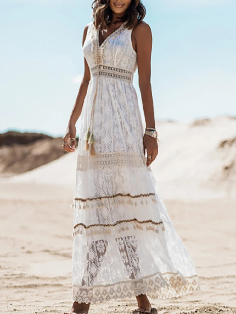 Cassandra | Robe Maxi Bohème Élégante
