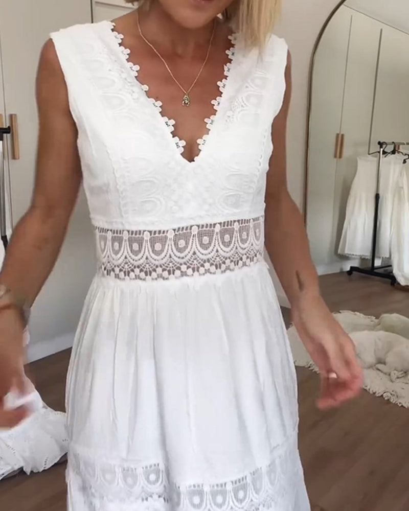 Amandine | Robe Maxi Dentelle