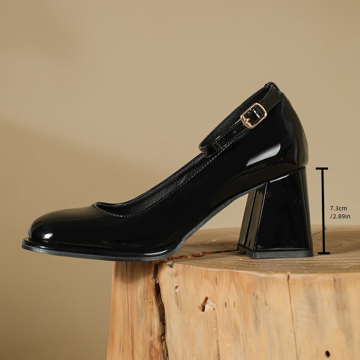 Noiréline | Escarpins Vernis Sculptés
