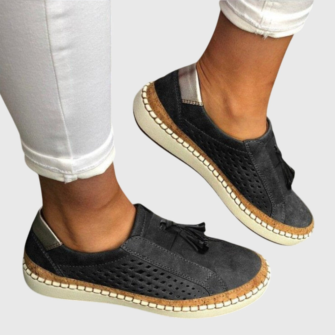Tessia | Baskets Mocassin Perforées