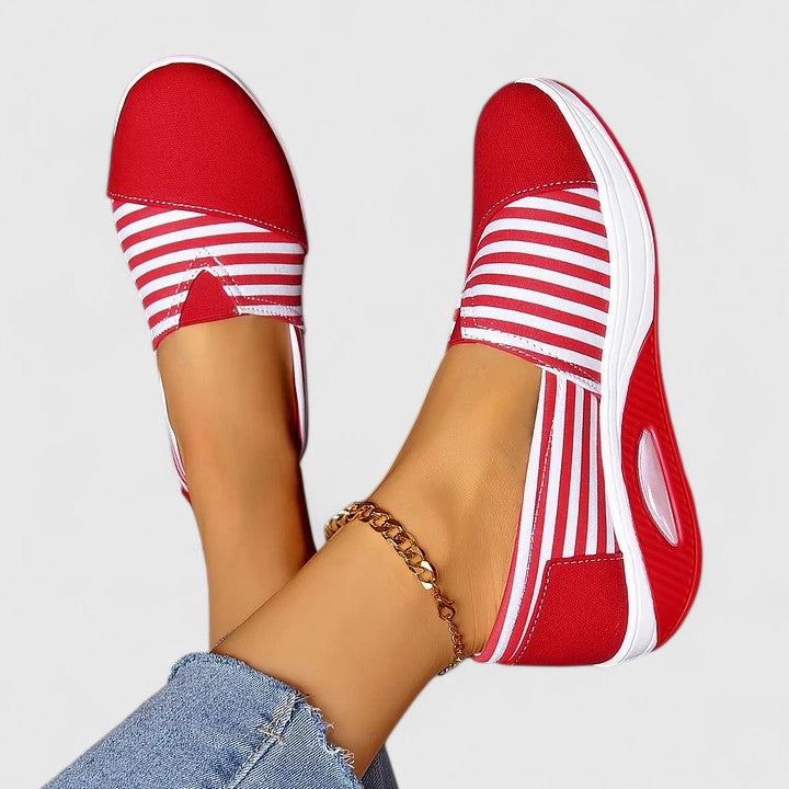 Marina | Baskets Slip-On Rayées