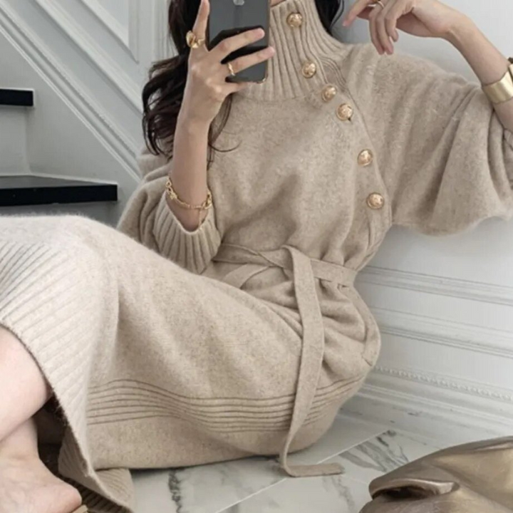 Bérénice | Robe Maille Élégante