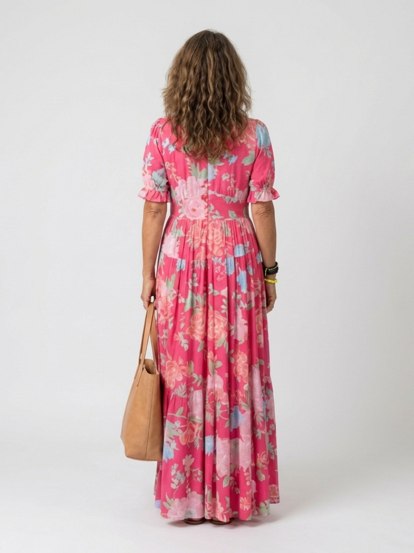 Rosalie | Robe Maxi Fleurie Bohème