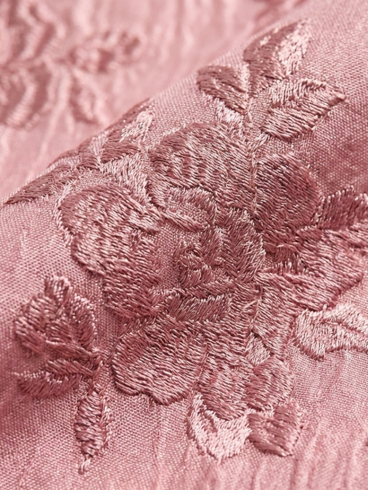 Rosalie | Robe Maxi Jacquard Élégance Classique