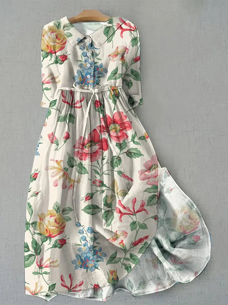 Olivia | Classic Floral Dress