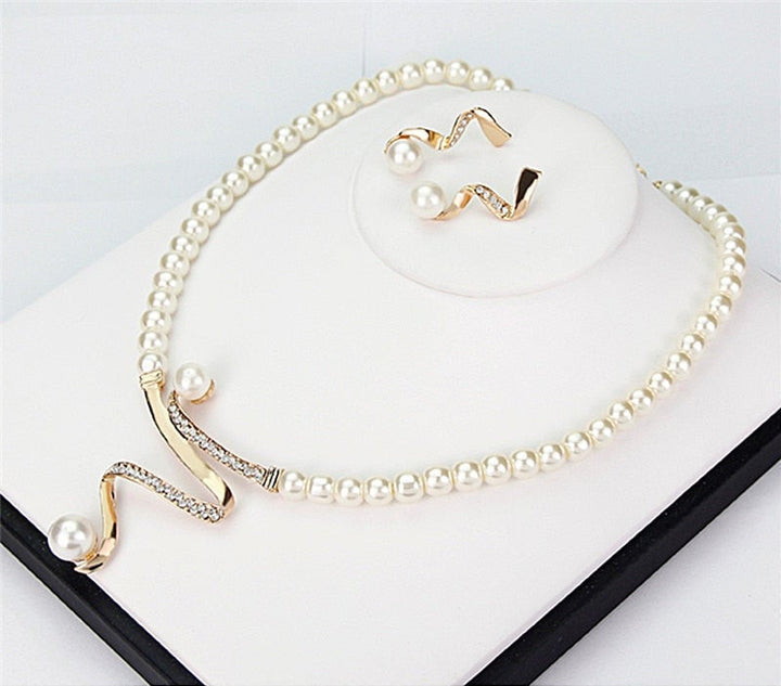 Noélie | Collier Volute Perlière