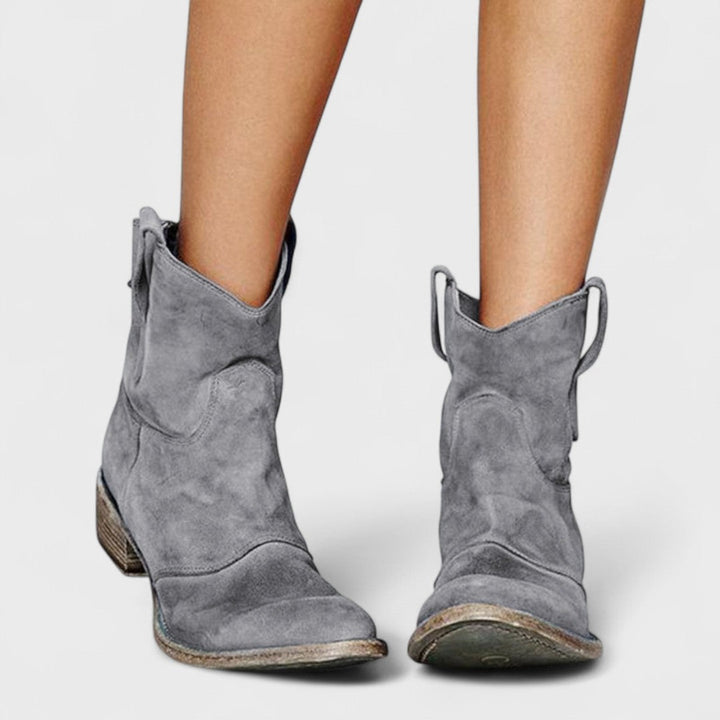 Daphné | Bottines Western Suédées