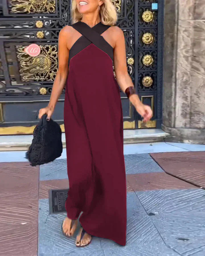 Calistée | Robe Longue Élégance Croisée