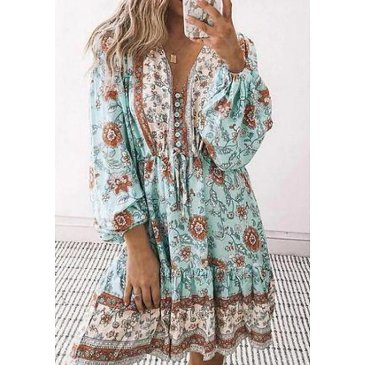 Adeline | Robe Bohème Fleurie