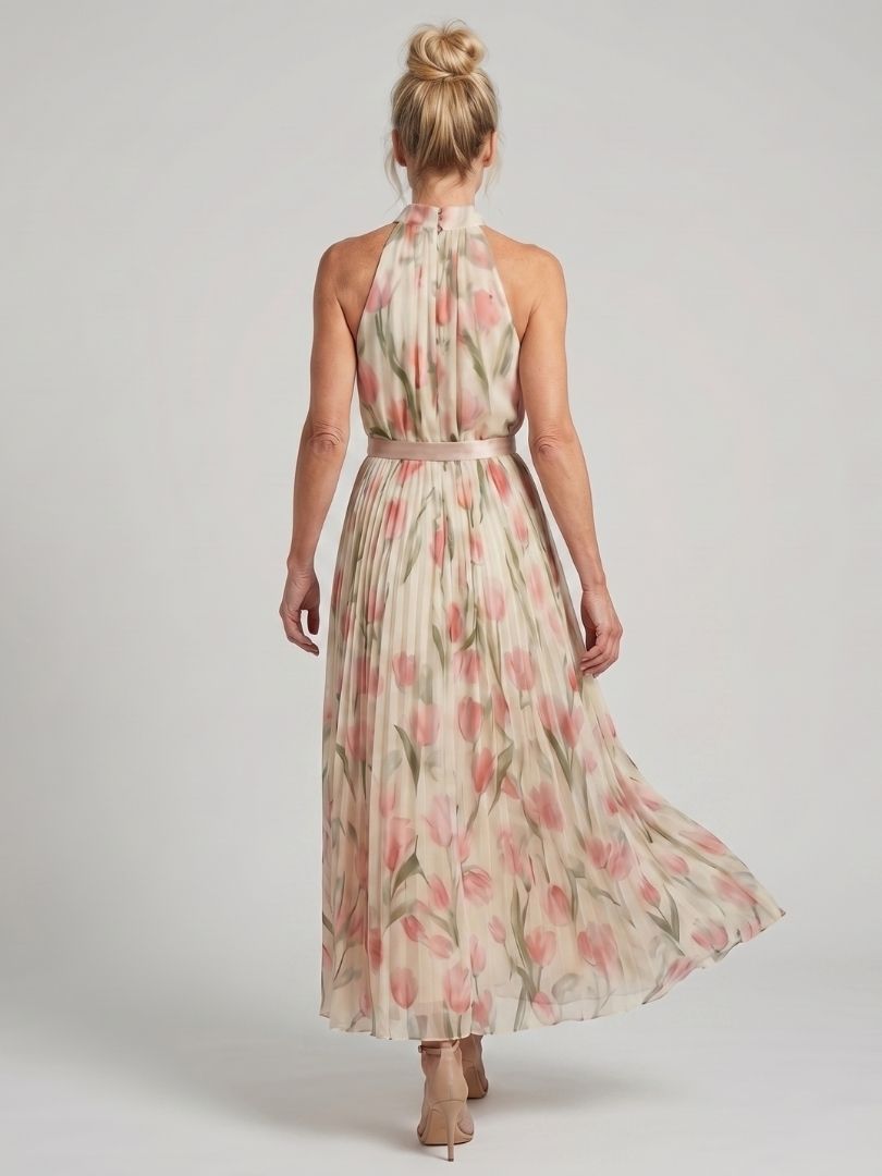Élina | Robe Maxi Fleurie Élégance Fluide