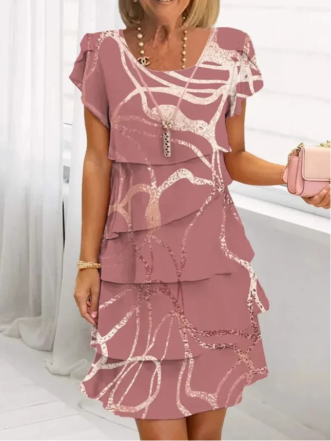 Auréline | Robe Élégante Graphique