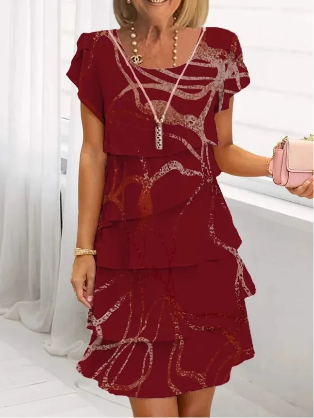 Valessia | Robe Élégante Rubis