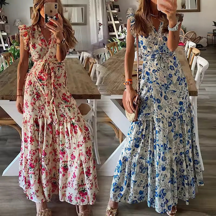 Shera | Robe Maxi Fleurie
