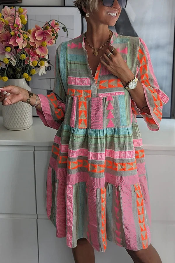 Eugénie | Robe Bohème Colorée