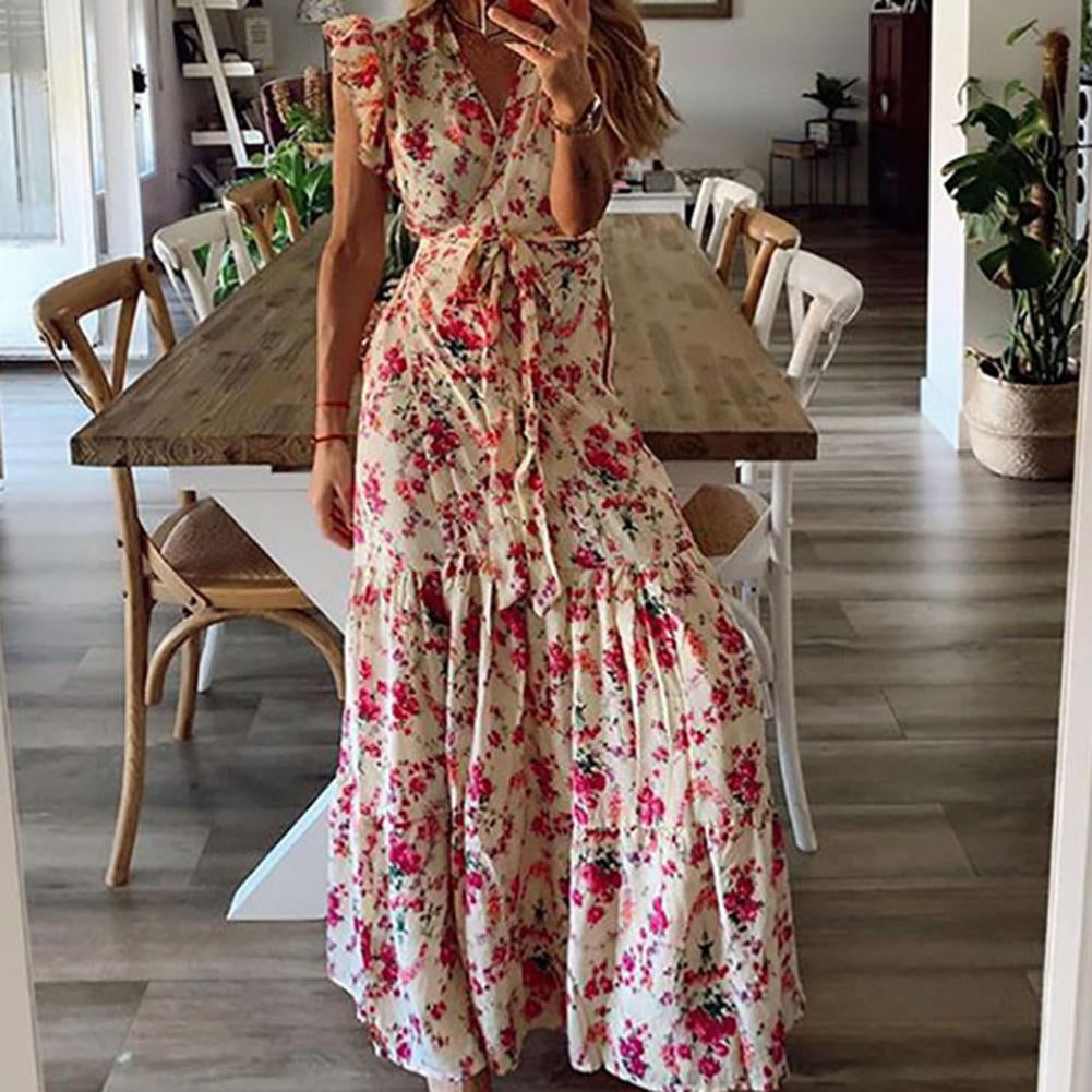 Shera | Robe Maxi Fleurie