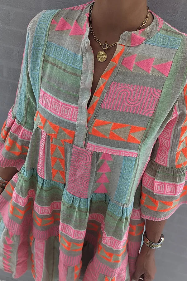 Eugénie | Robe Bohème Colorée