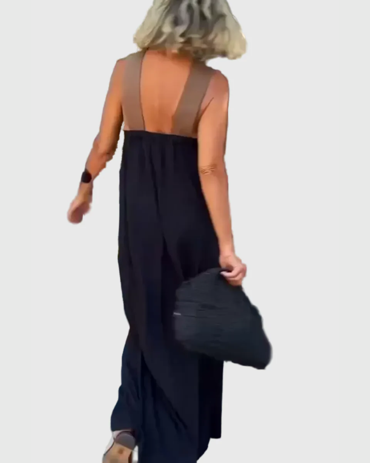 Léna | Robe Maxi Croisée Élégante