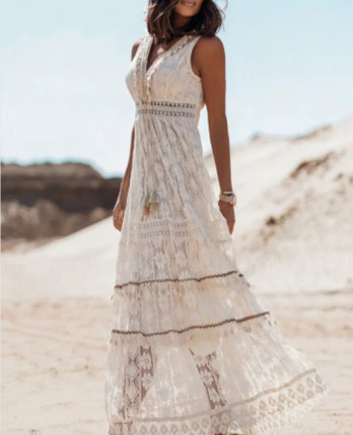 Cassandra | Robe Maxi Bohème Élégante
