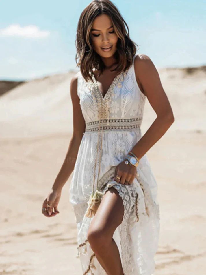 Cassandra | Robe Maxi Bohème Élégante