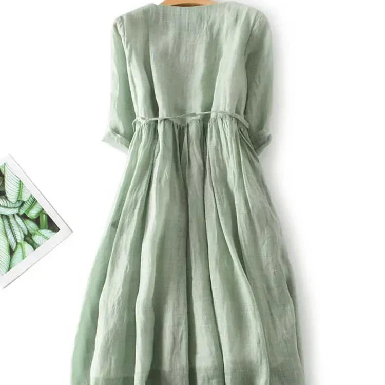 Auréline | Robe Bohème Naturelle