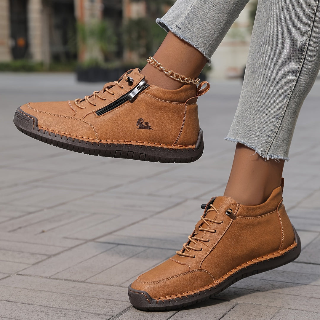 Maura | Baskets Zip Confort Nature