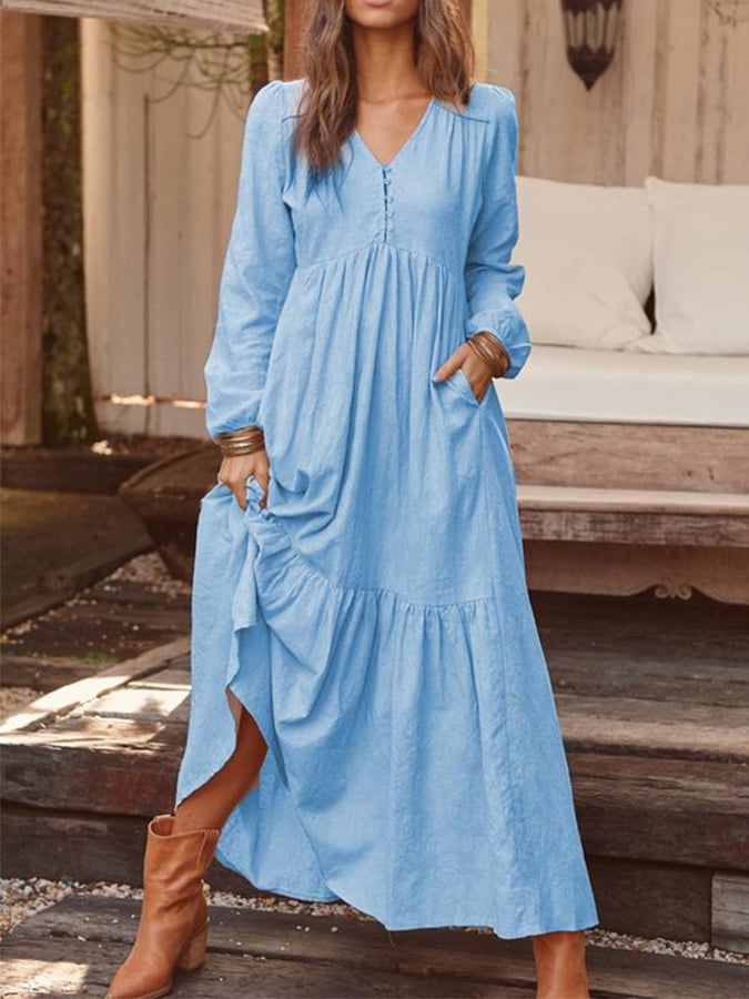 Pauline | Robe Maxi Décontractée