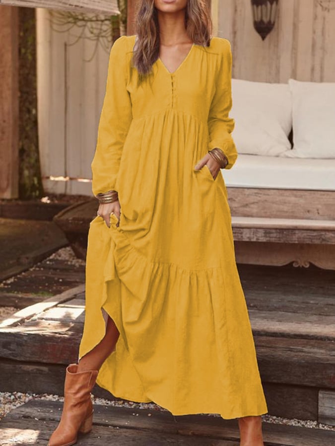Pauline | Robe Maxi Décontractée