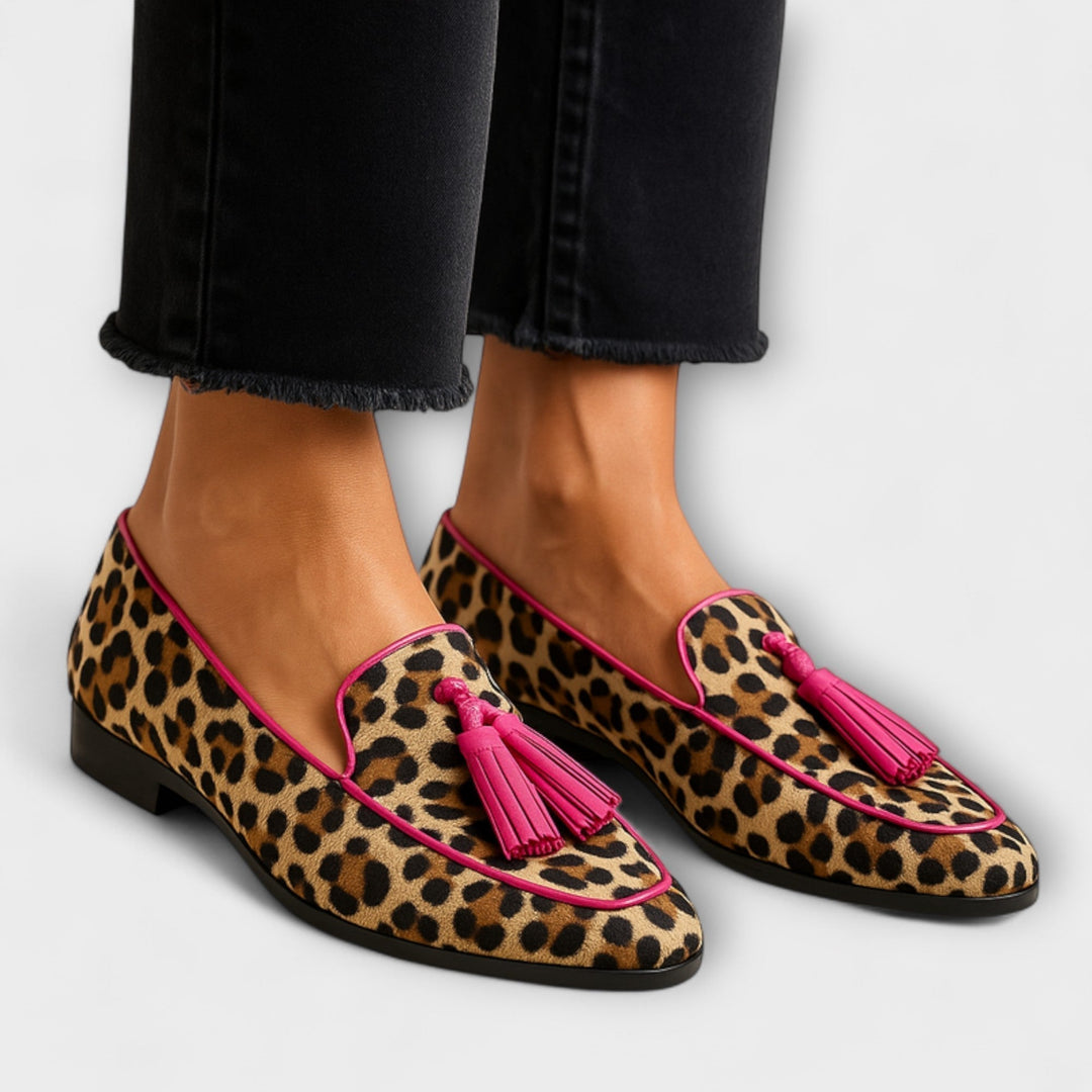 Léonie | Mocassins Léopard