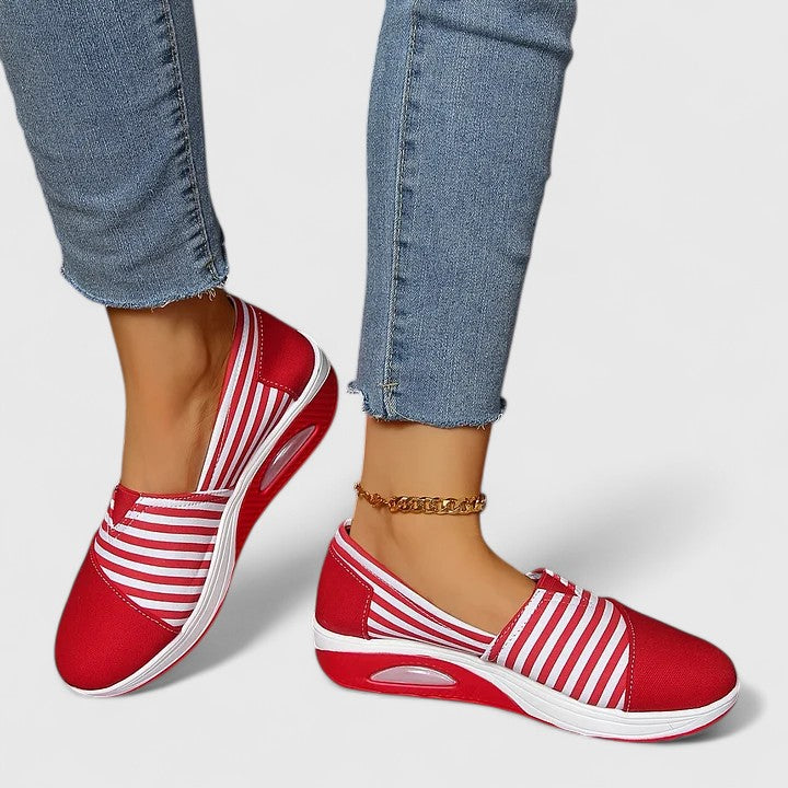Marina | Baskets Slip-On Rayées