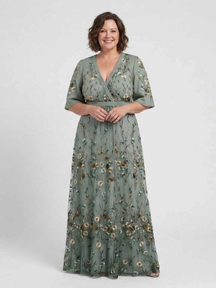 Céliane | Robe Maxi Fleurie Élégance Naturelle