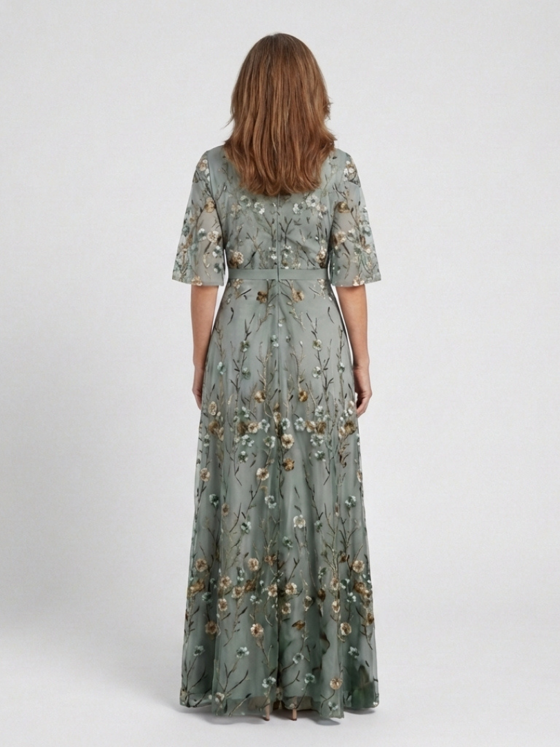Céliane | Robe Maxi Fleurie Élégance Naturelle