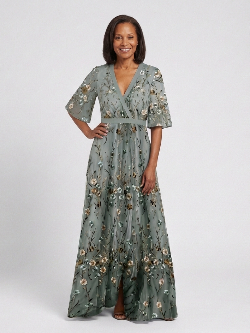Céliane | Robe Maxi Fleurie Élégance Naturelle