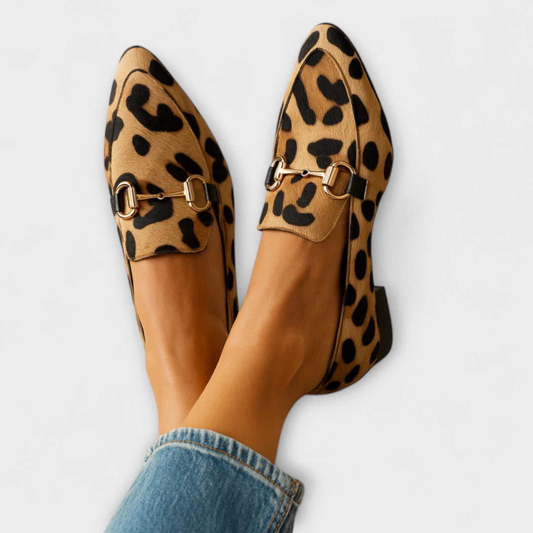 Azélie | Mocassins Léopard