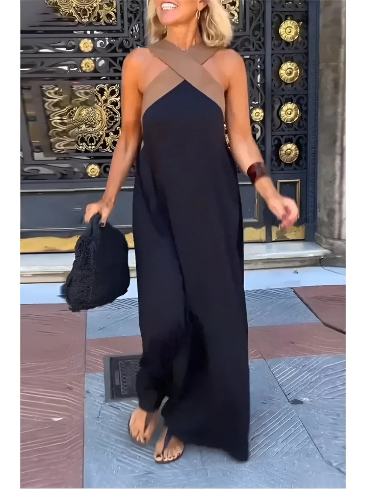 Calistée | Robe Longue Élégance Croisée