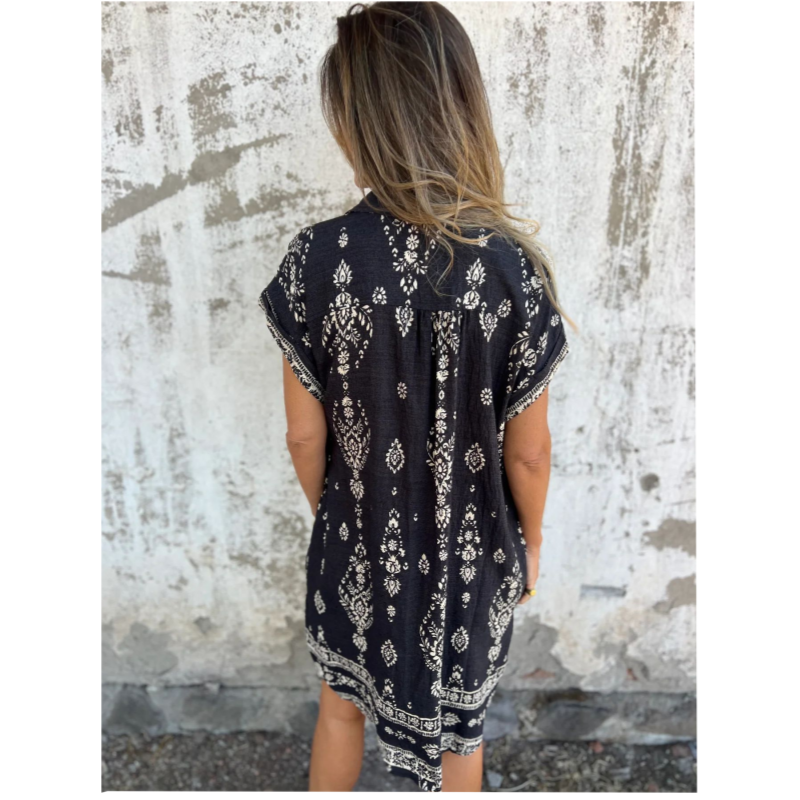 Quitterie | Robe Chemise Bohème