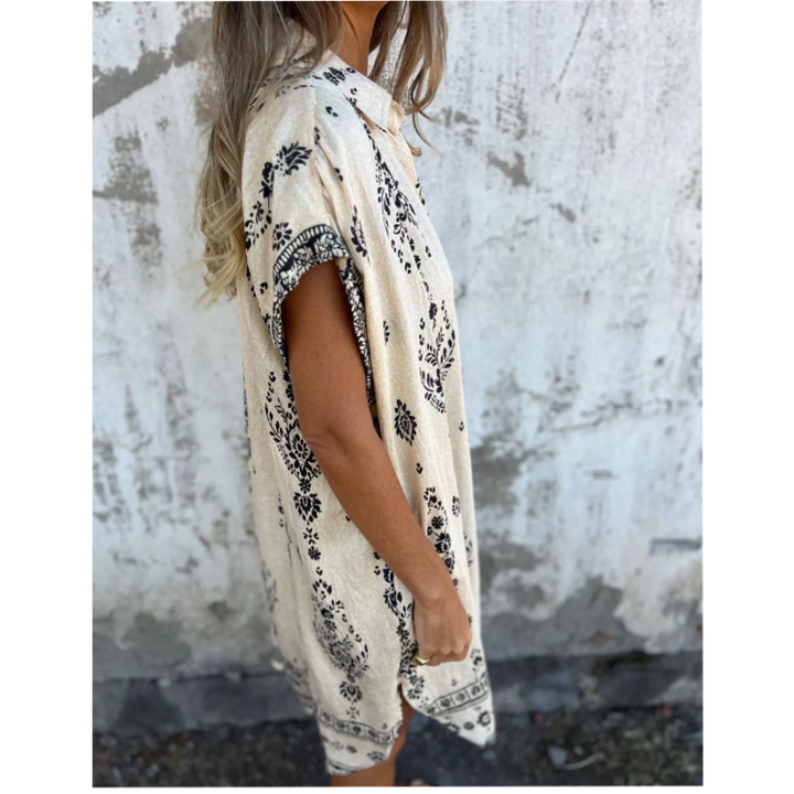 Quitterie | Robe Chemise Bohème
