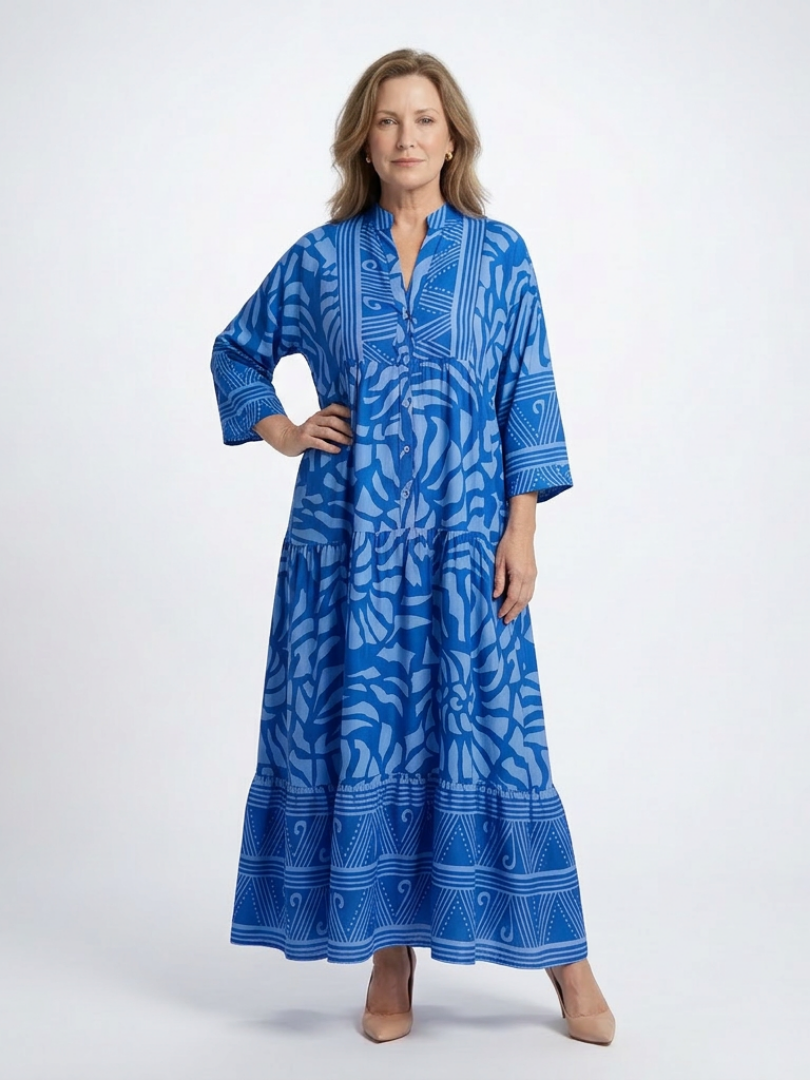 Louna | Robe Maxi Imprimé Bohème