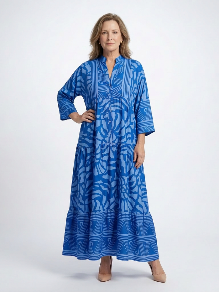 Louna | Robe Maxi Imprimé Bohème
