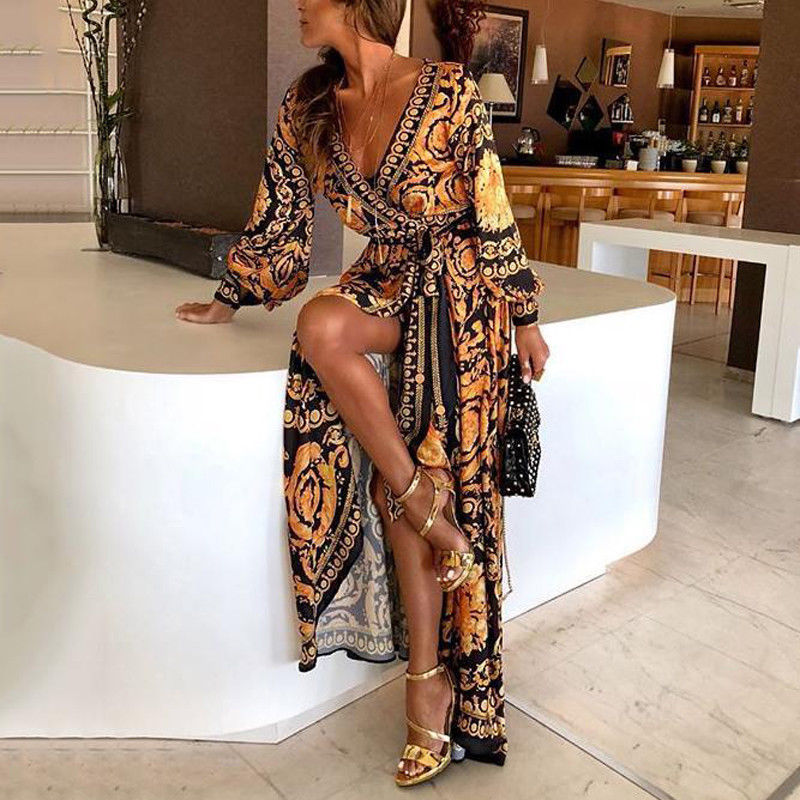 Faye | Robe Maxi Cache-Cœur